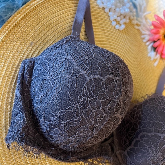 Victoria Secret Dream Angels Demi Cup Hra Eyelash Lace 32DD - Picture 2 of 6